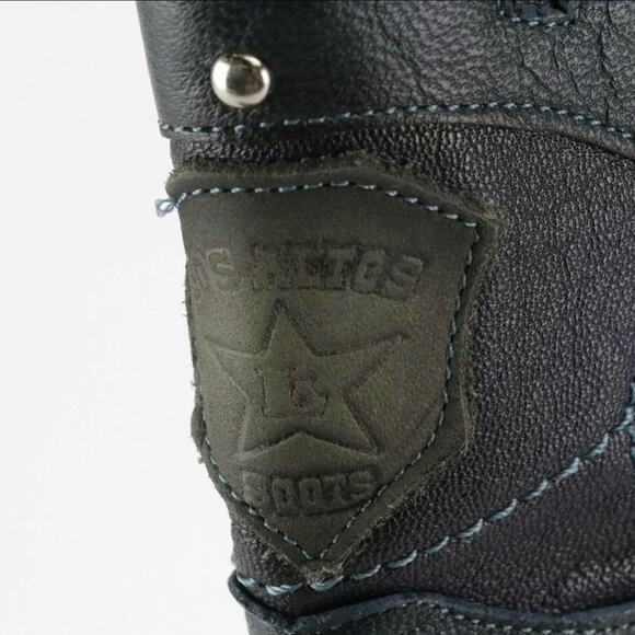 Los Altos 3X Toe Navy Stingray Rowstone Cowboy Boots Sz. 12 EE - Picture 6 of 10